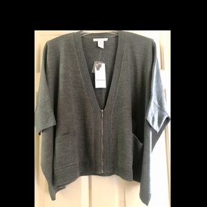 100% Acrylic cardigan 24” in length
